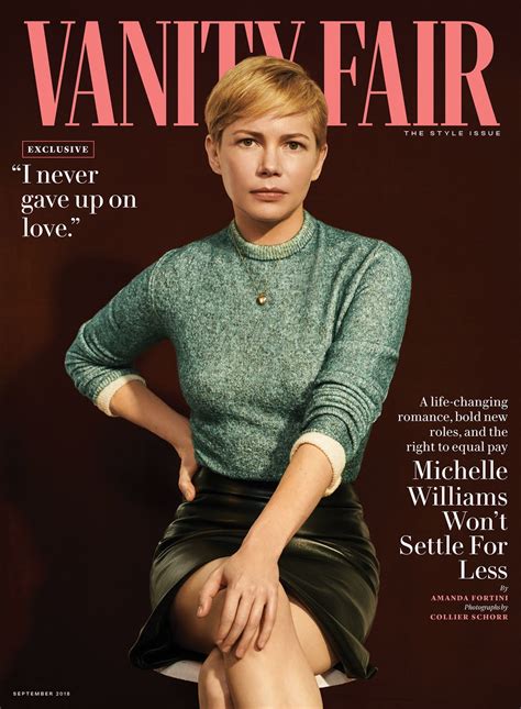 Michelle Williams Shows Her Work In Vanity Fair Cover Profile