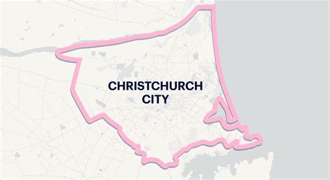 Christchurch City Map V1 