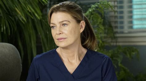 Grey S Anatomy Ellen Pompeo Meredith Grey Se Confie Sur Son