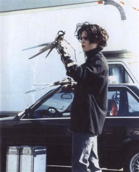 Behind The Scenes Photographs From The Making Of Edward Scissorhands Vintage Everyday