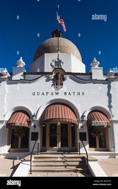 Quapaw Bathhouse Hot Springs Arkansas Usa Hi Res Stock Photography And