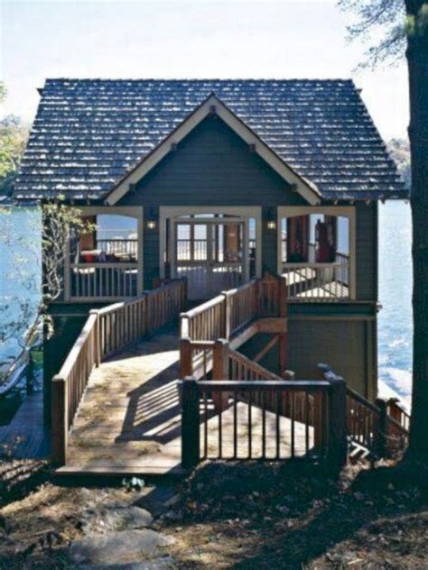 47 Cozy Small Cottage House Plan Ideas Lake House Lake Cottage