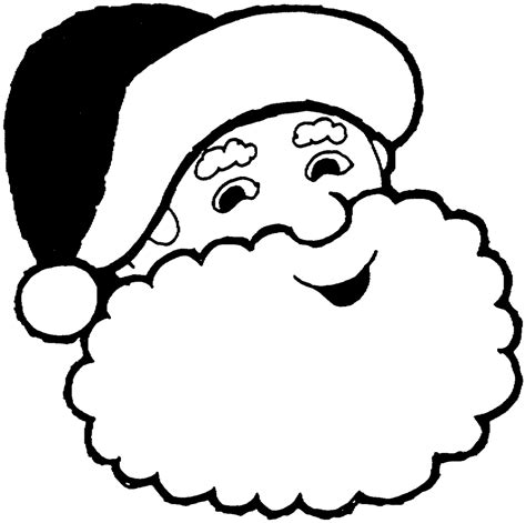 Santa Printable Coloring Page Printable World Holiday