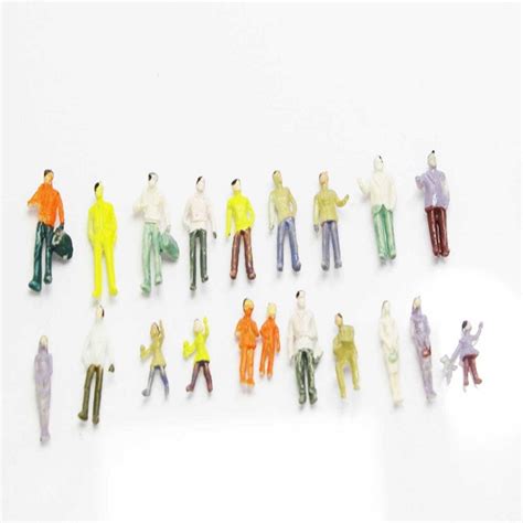Justkraft Miniature Human Figure Model 1100 Ratio Pack Of 20 For Craft