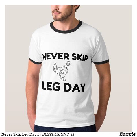 Never Skip Leg Day T Shirt Comfy Moisture Wicking Sport Tank Tops By