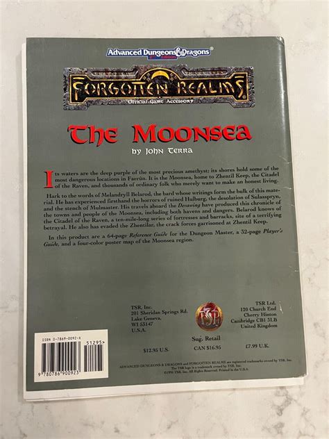 The Moonsea 9474 Forgotten Realms Dungeons And Dragons Ebay
