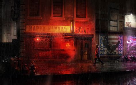 Rain Watchmen Rorschach Dc Comics Wallpapers Hd