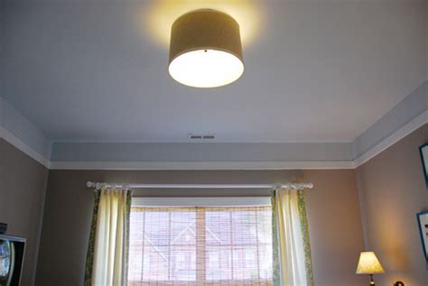 Easy Ceiling Light Update With A Drum Shade Honey And Fitz The