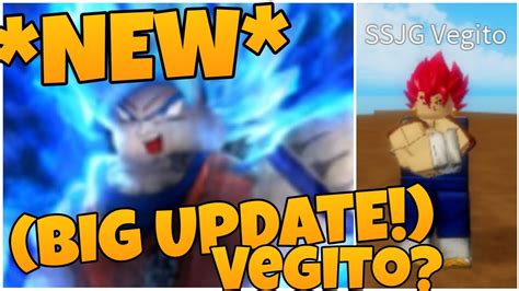New Vegito Big Update Dragon Blox Ultimatedragon Ball Ultimate