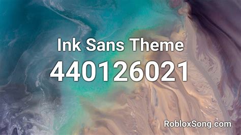 Purple guy shirt roblox id radioactive roblox sound id rainbow galaxy roblox id of ink sans megalovania song is 928385983. Ink Sans Theme Roblox ID - Roblox Music Code - YouTube