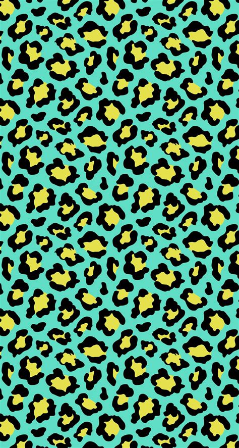 Neon Green And Yellow Leopard Print Animal Print