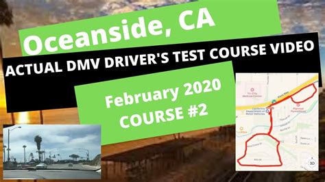 Actual Test Route Oceanside Dmv Drivers Test California Behind The
