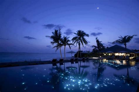 Maldives At Night Full Moon Night On The Small Island Huvafen Fushi ♥♥