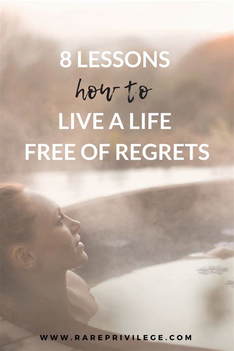 How To Live A Life Free Of Regrets We Dont Know How Long We Will Live