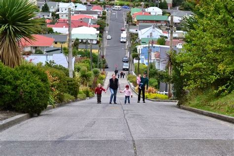 Ritebook The Steepest Street In The World Baldwin Street In Dunedin