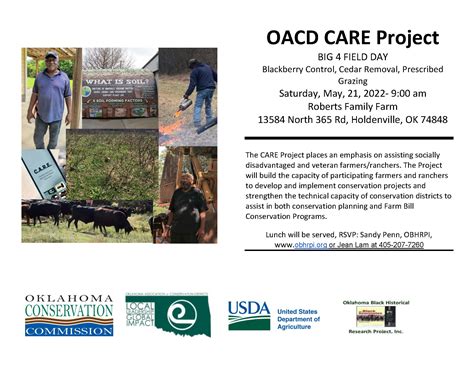 Oacd Care Project Big 4 Field Day Oklahoma Conservation Commission