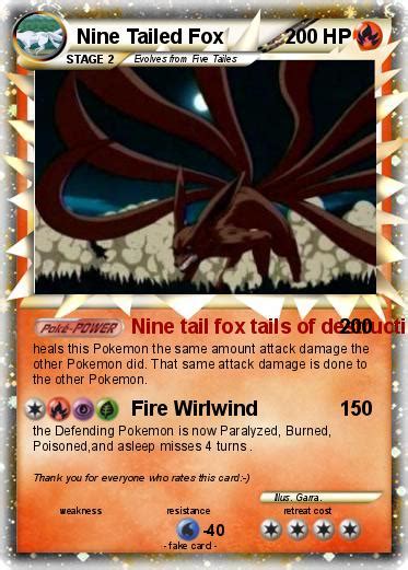 Pokémon Nine Tailed Fox 107 107 Nine Tail Fox Tails Of Destruction