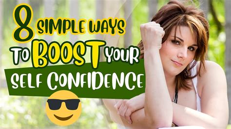 8 Simple Ways To Boost Your Self Confidence｜self Worth｜growth Mindset｜ Courage Youtube