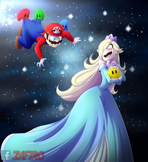Mario Y Rosalina By Marinarg Zafiro On Deviantart Super Mario Art Mario Art Super Mario