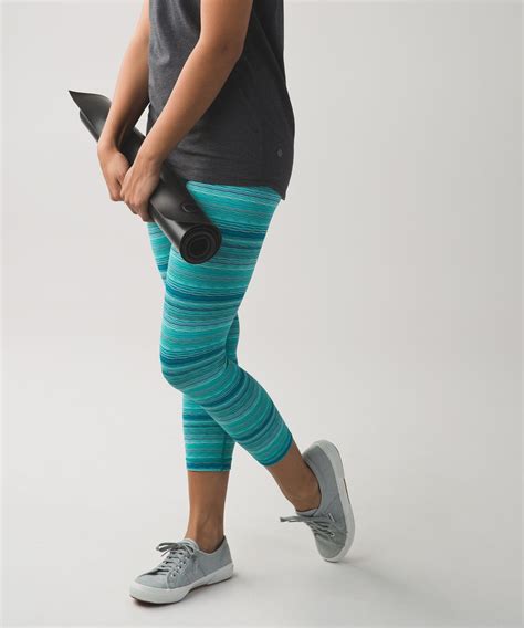 Lululemon Wunder Under Crop Hi Rise Luxtreme Space Dye Twist