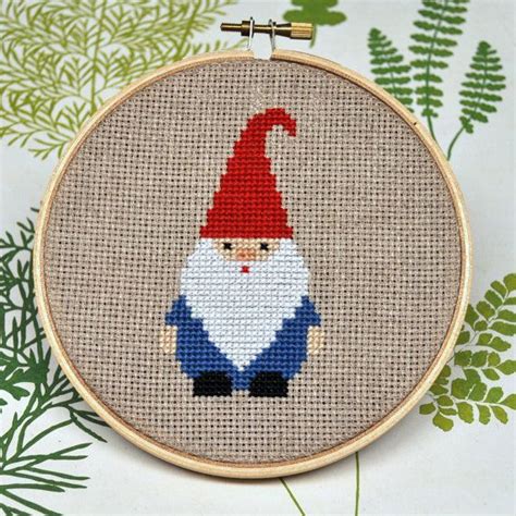 Cross stitch patterns by canadian designer samantha purdy feature irresistible characters taking part in charming domestic scenes. Cross Stitch Pattern, Gnome Cross Stitch, Instant Download ...