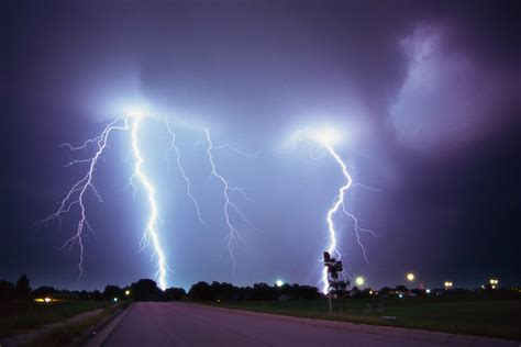 Watch As Storm Chaser Gets Hit By Lightening