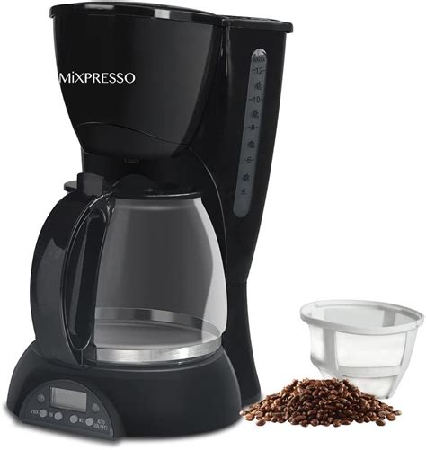 8 Cup Drip Coffee Maker Programmable Coffee Pot Machine Including