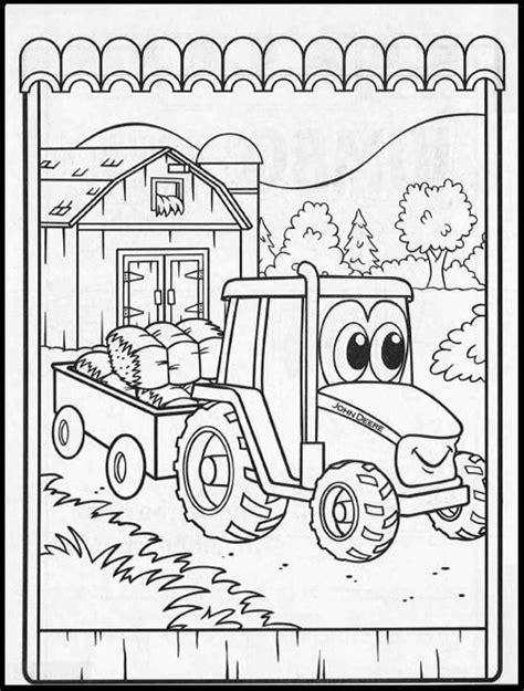 These bold 'n bossy deere tractor coloring pages are ready for you to print out and color Pin on coloring pages