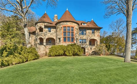 Historic Waterfront Stone Mansion In Tuxedo Park New York Homes Of