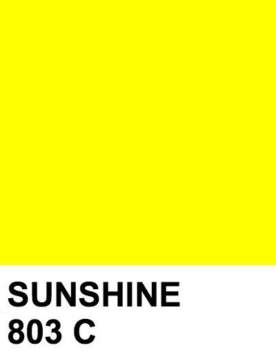 Sunshine Fcff00 803 C In 2020 Yellow Pantone Pantone Colour