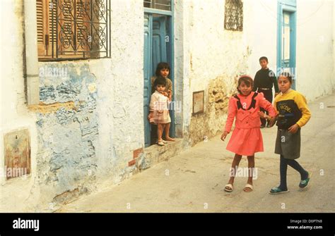 Children In A Street In Tunis Hi Res Stock Photography And Images Alamy