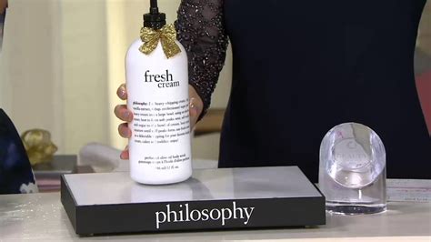 Philosophy Supersize 32 Oz Fresh Cream Olive Oil Scrub On Qvc Youtube