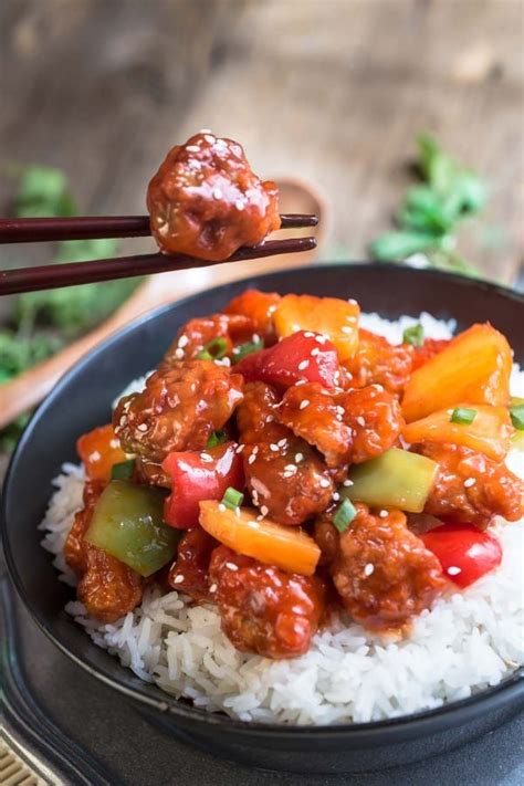This tasty sweet and sour sesame chicken is not only delicious, but gluten free, soy free, and low carb. Sweet and Sour Chicken is perfect for an easy weeknight mea