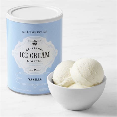 Williams Sonoma Ice Cream Starter Vanilla Homemade Ice Cream