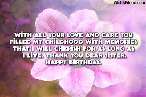 Thanks Quotes For Birthday Wishes To Sister 100 Emotional Thank You