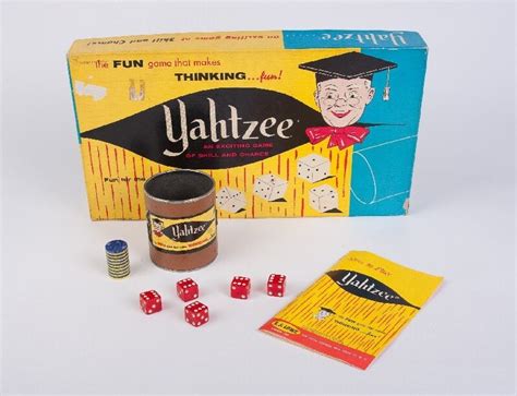 Vintage Yahtzee Game
