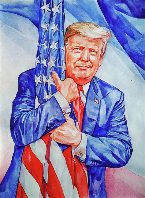 Donald Trump Painting By Dmitry Gorelikov Fine Art America