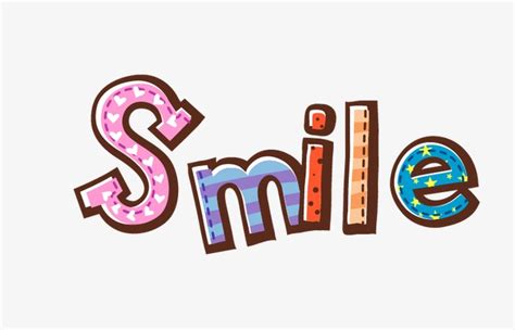 Hand Painted Wordart Hand Painted Wordart Smile Png And Vector For