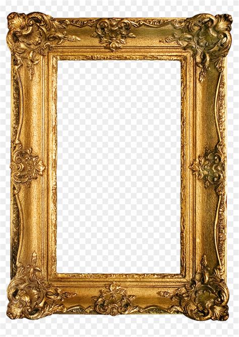 Variants On Ornate Gold Frames Around Graphic Image Frame Transparent