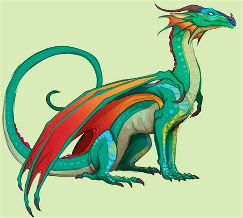 Colored Sketch Of Glory My Fav Character From Wings Of Fire Wings Of
