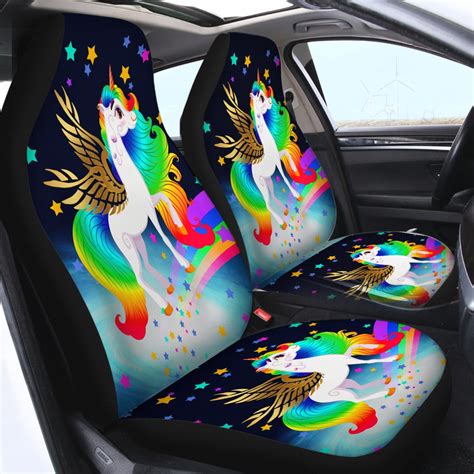 3d Rainbow Unicorn Car Seat Covers Unilovers