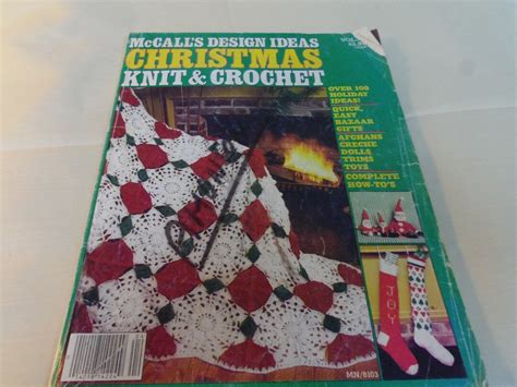 Mccalls Knit And Crochet Magazine Vol 4 1981 Afghans Etsy