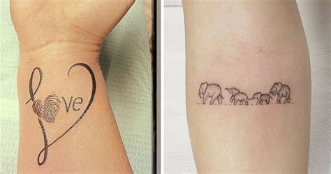 Flowers that represent love and family. 11 Tattoos To Show Your Love For Your Kids That Are More ...
