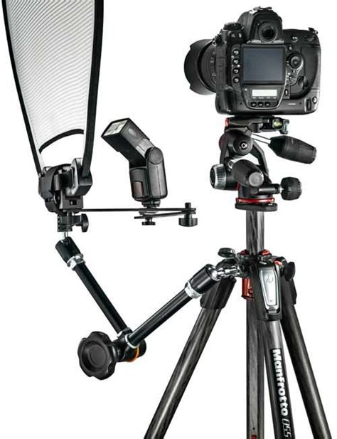 055 Carbon Fibre 3 Section Tripod With Horizontal Column Mt055cxpro3