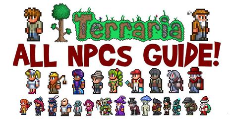 Terraria How Many Npcs List And Move In Requirements