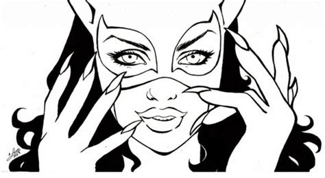 Coloring Pages Catwoman Printable For Kids And Adults Free