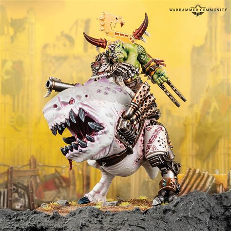 Get Your Teef Into The Ork Warboss Who Finally Caught Da Great White