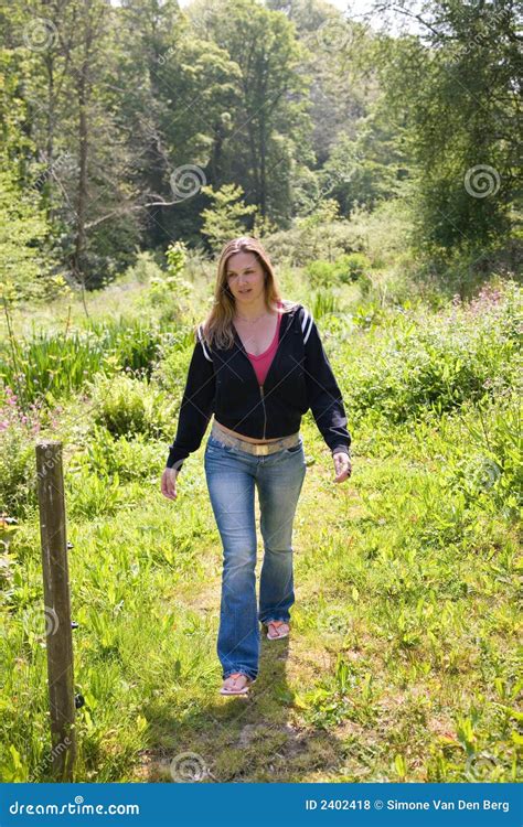 Strolling Through The Field Stock Photo Image Of Lifestyle Summer