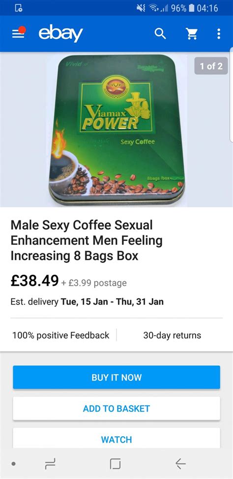 Vivid Viamax Power Sexy Coffee Sex Stimulant In Se12 London Borough Of Lewisham For £2250 For