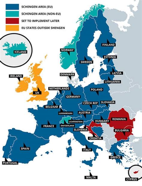 Страны шенген зоны Какие страны входят в Шенген — Геологический клуб